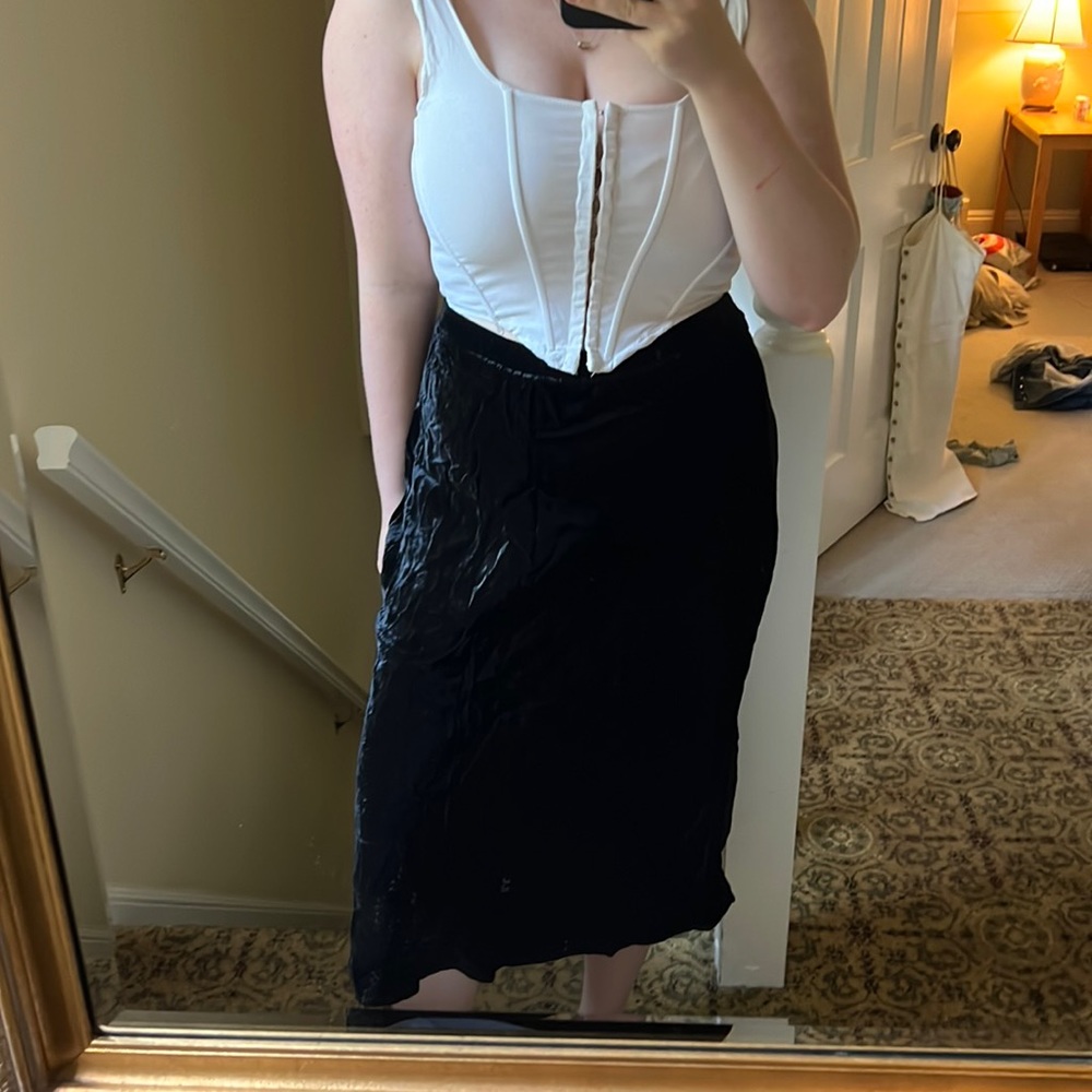 Vintage velvet skirt